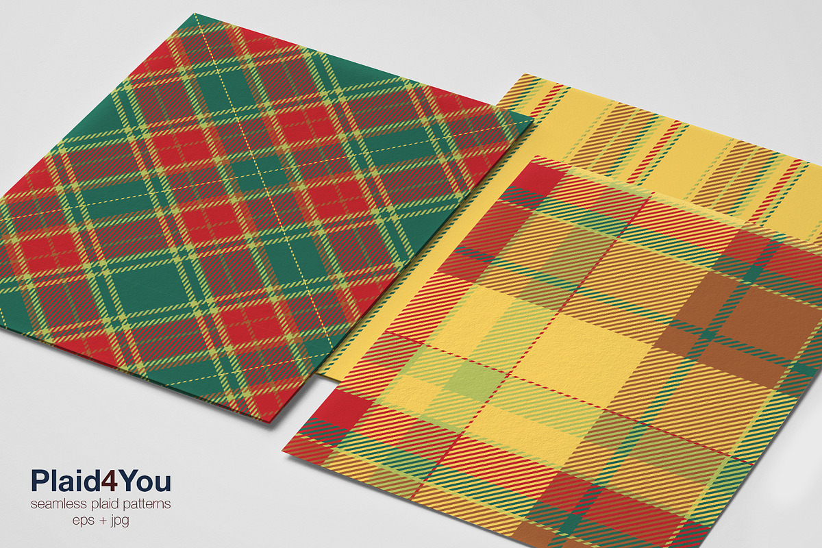 #31 Autumn Plaid Pattern Design, a Pattern Graphic by Plaid4You (Photo 4 of 8)