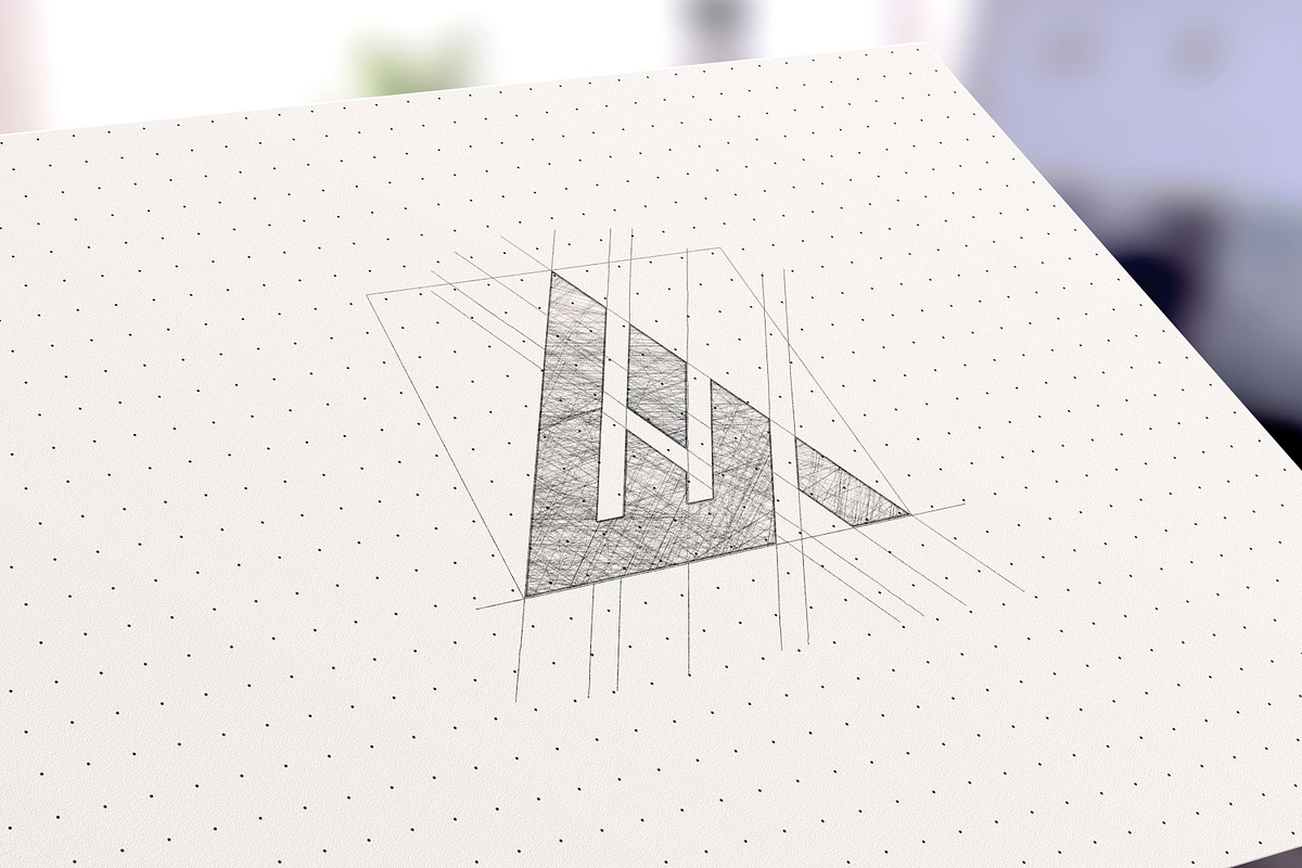 Pencil Sketch Logo Mockup V2, a Mockup by INTENTFX (Photo 13 of 14)