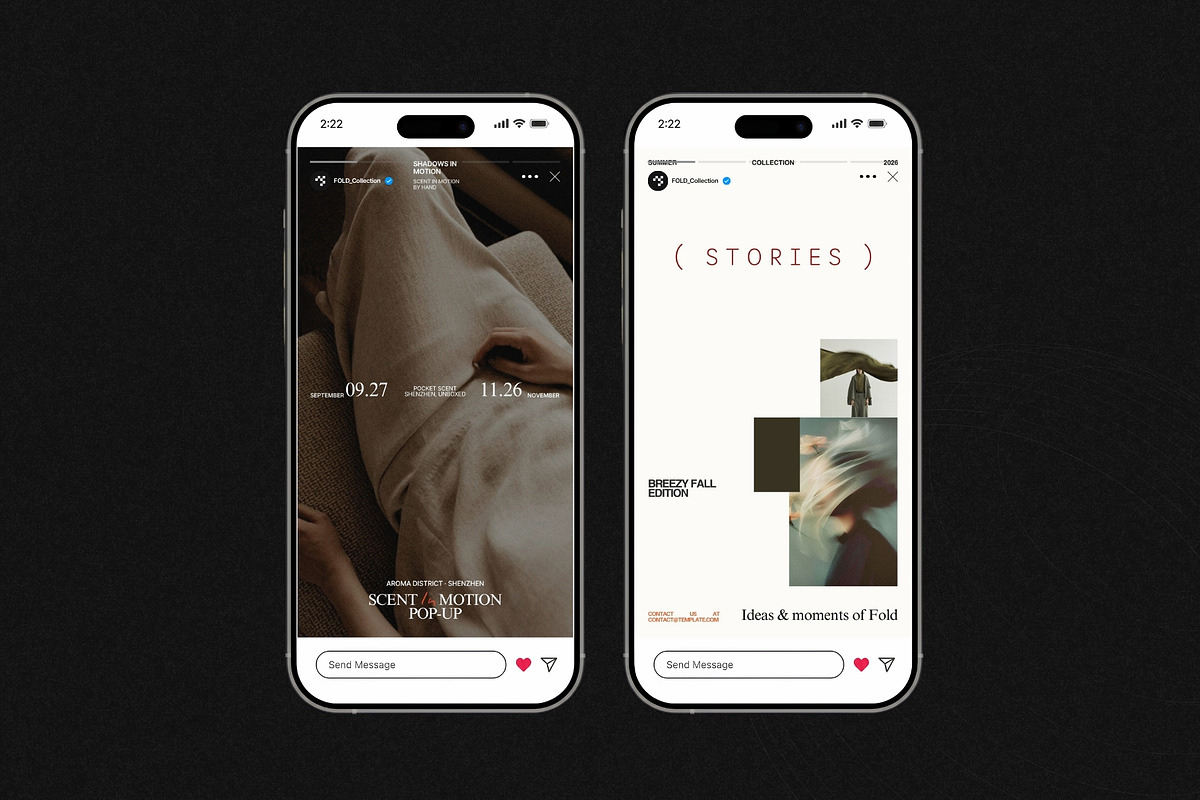 FOLD | Instagram Template (III), a Social Media Template by Pixel Grid (Photo 4 of 10)