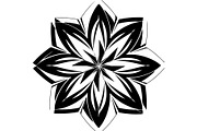 Minimal Black Lotus Mandala, a Decorative Illustration by Designer_Momina (Thumbnail 4 of 21)