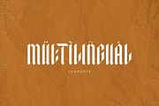 Kingslayer - Modern Blackletter Font, a Blackletter Font by FactoryType Studio (Thumbnail 9 of 10)