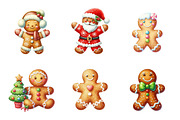 Christmas Gingerbread Man, an Illustration by Design Market (Thumbnail 5 of 5)