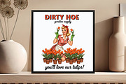 Funny Retro Sassy Png,Funny Plant Lo, an Illustration by DreamCafeArt (Thumbnail 6 of 7)