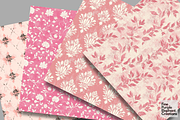 Pink Distressed Cottagecore Shabby, a Pattern Graphic by Fine Purple Elephant (Thumbnail 4 of 5)
