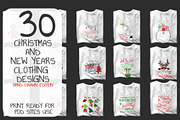 30 Christmas POD Shirt designs, an Illustration by Character (Thumbnail 1 of 6)