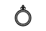 Vintage Pocket Watch SVG Bundle, an Illustration by yasushie (Thumbnail 26 of 31)