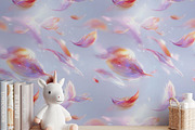 Ethereal Bloom Seamless Patterns, a Pattern Graphic by Olya Creative (Thumbnail 3 of 10)