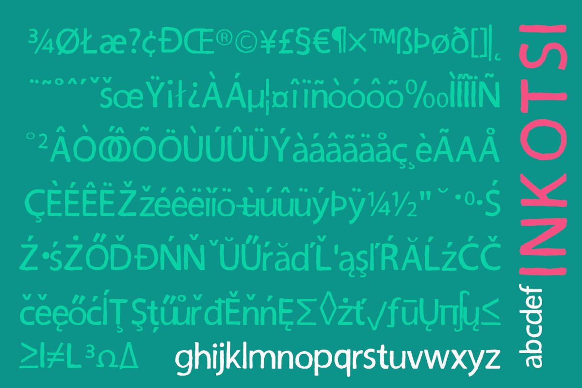 Inkotsi - Rough Sans Serif preview 5
