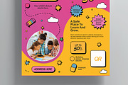 School Admission Flyer Template, a Flyer Template by MightyDesign (Thumbnail 3 of 6)