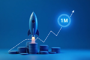 Rocket launch business startup, a Business Photo by Artonix