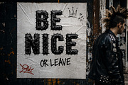 Black Punk Font, a Sans Serif Font by Handmadefont (Thumbnail 11 of 18)