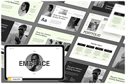 Embrace - Fashion Brand Google Slide, a Presentation Template by Annora Studio (Thumbnail 1 of 5)