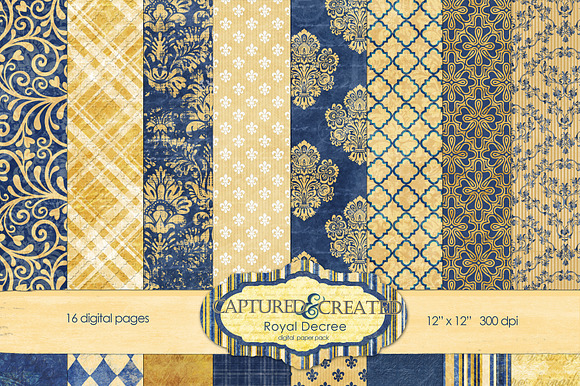 Royal Decree:Blue and Gold Digi Pack preview 6