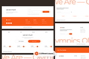 Footer - Section Website, an UI Kit Template by SLAB! Design (Thumbnail 2 of 4)
