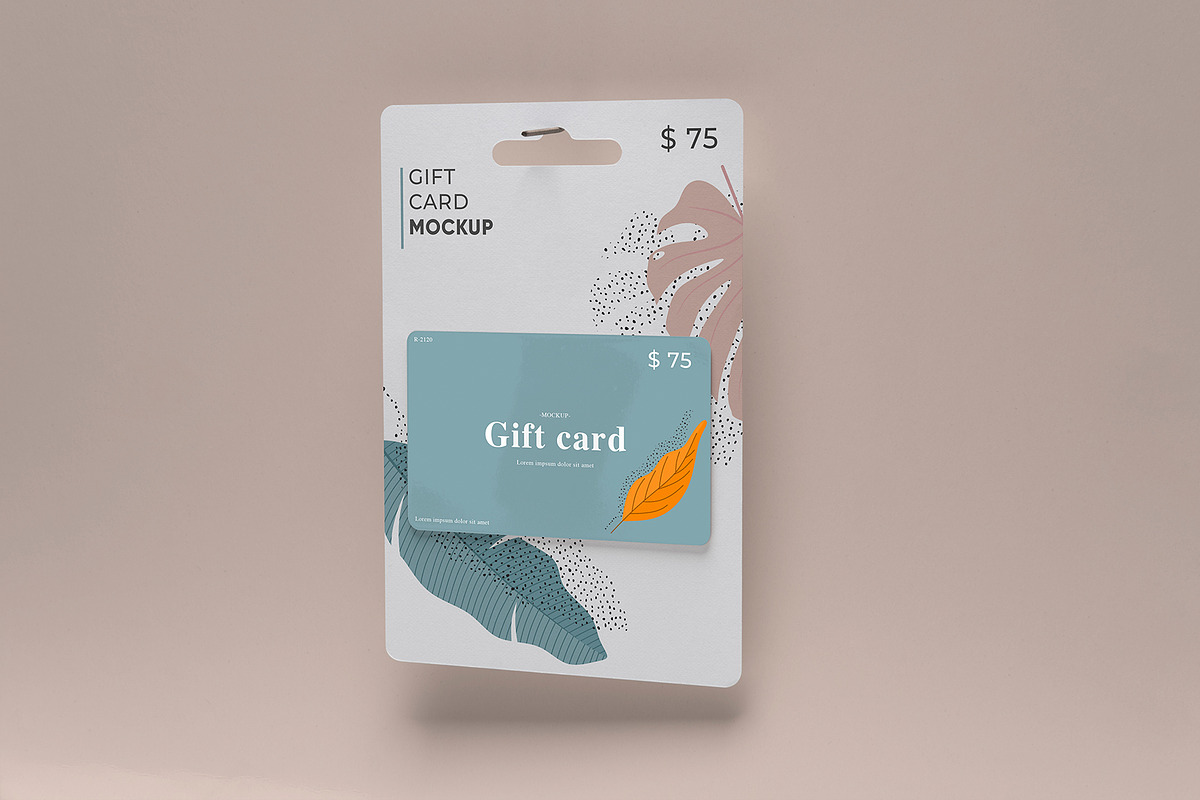 Gift Card Mockup, a Print Template by Graphicnugget (Photo 2 of 5)
