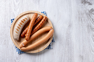 Traditional German sausages, a Food & Drink Photo by etorres69