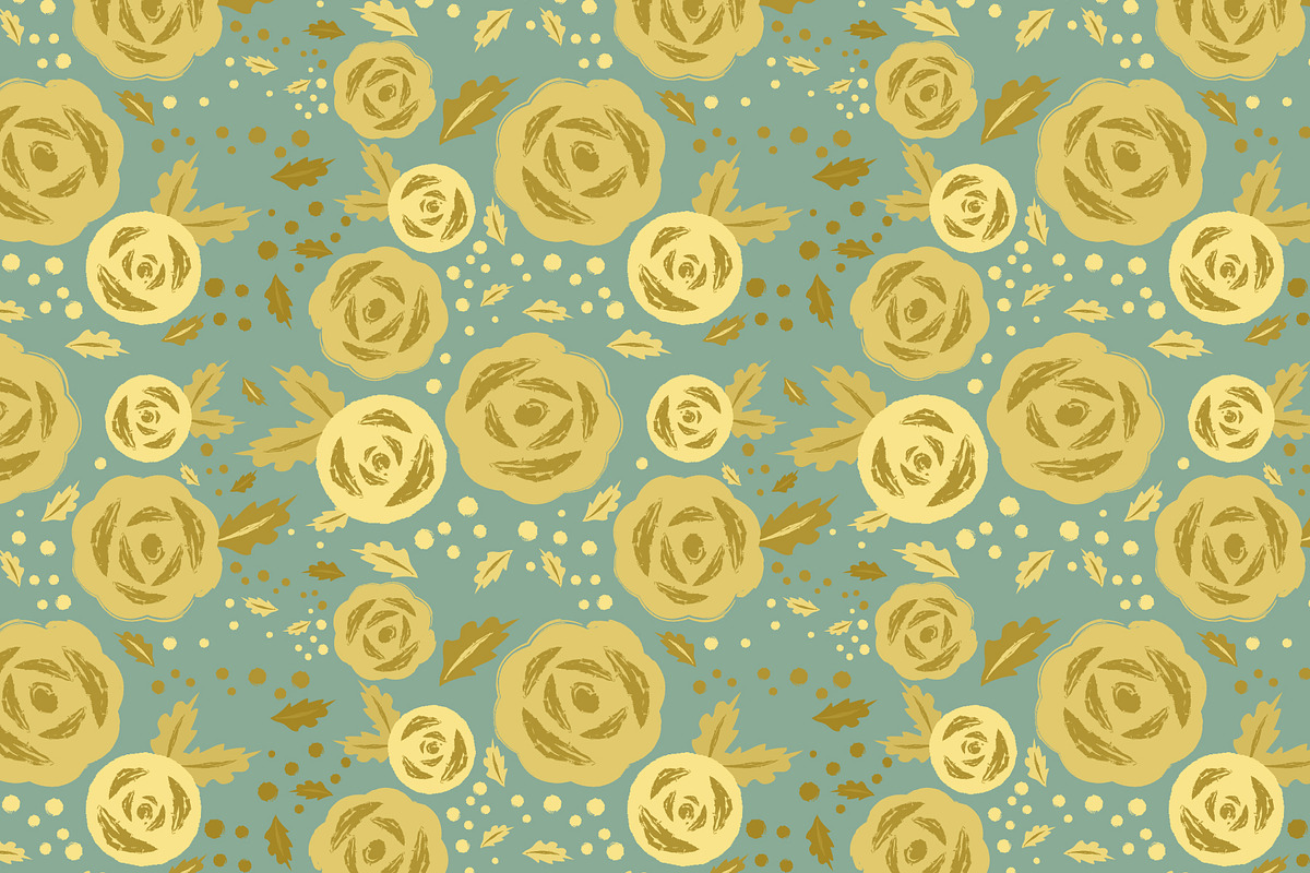 Beautiful Floral Patterns, a Pattern Graphic by Anny Cecilia Walter (Photo 2 of 4)