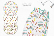Watercolor Ice Cream Collection, a Food Illustration by YuliyaArtGarden (Thumbnail 9 of 11)