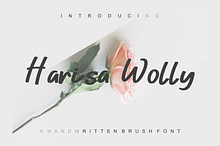 Harisa Wolly Handwritten Font.