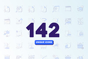 LETRAS - Illustration Icon Pack, a Solid Icon by BROCZ Store (Thumbnail 2 of 8)
