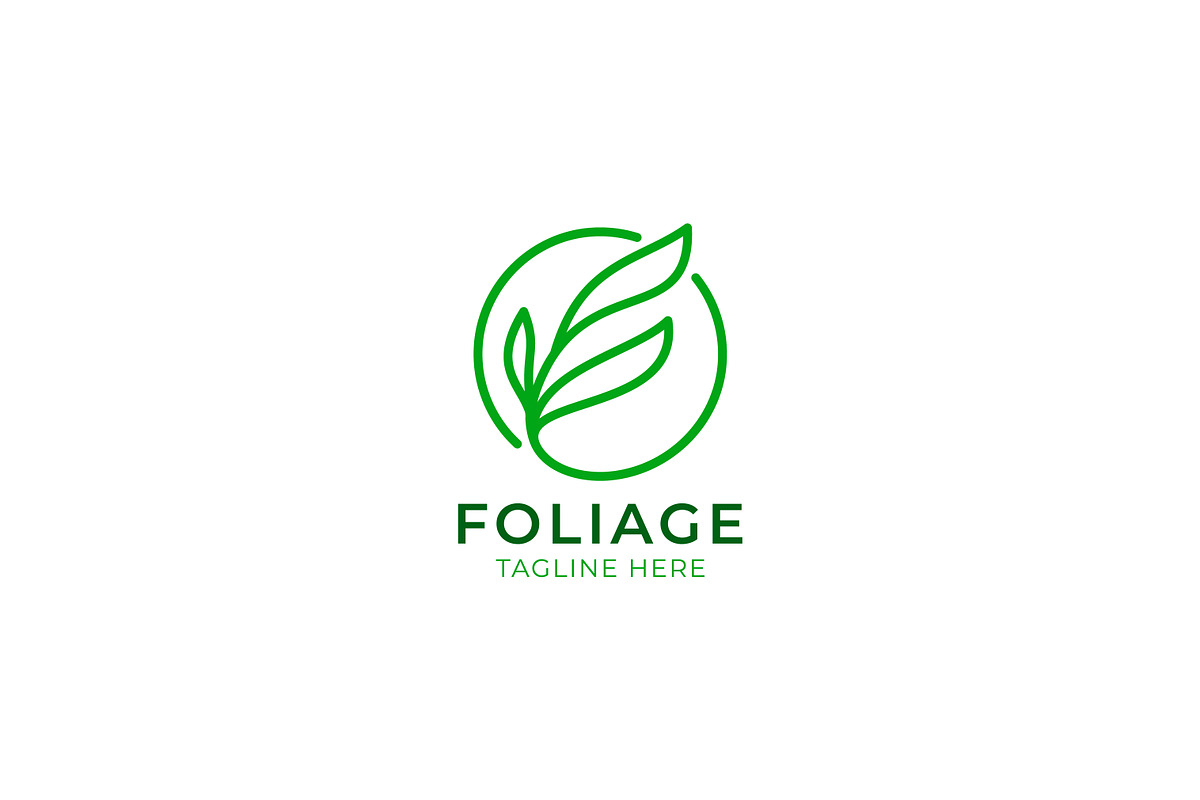Abstract Linear Leaf Letter F Logo, a Branding & Logo Template by Signatoro (Photo 2 of 3)