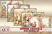 Spring Easter-3 junk journal Kit, a Seasonal Illustration by CraftArtStory (Thumbnail 2 of 6)