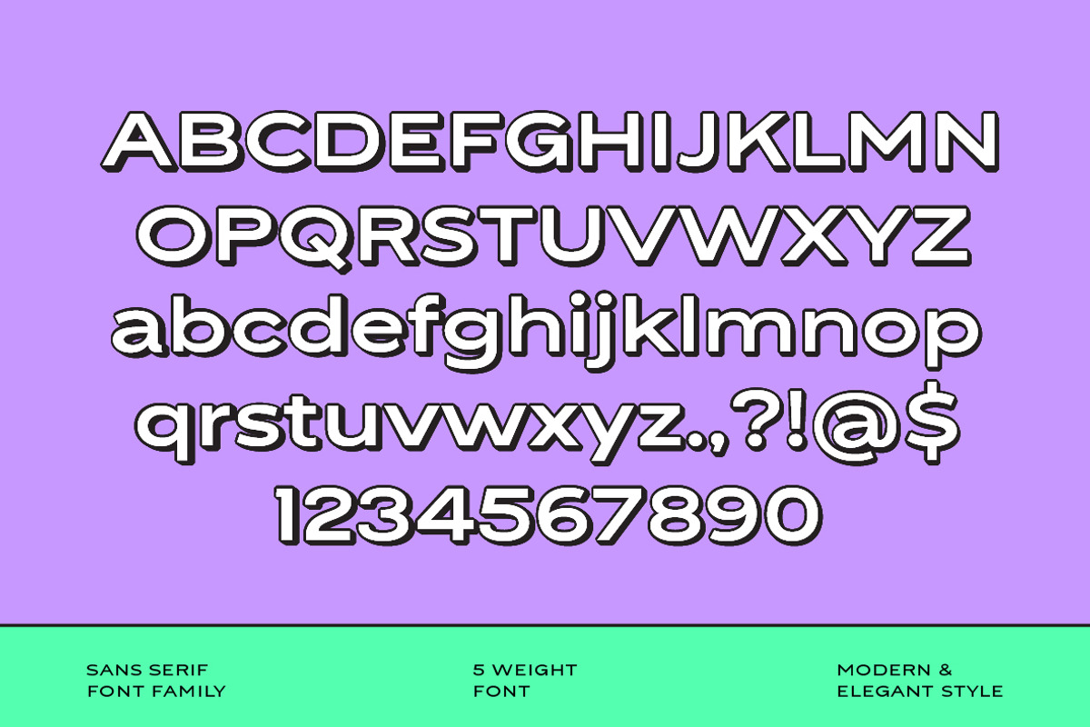 Cutta Sans Serif, a Sans Serif Font by Yukita Creative (Photo 9 of 9)
