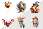 Quirky Halloween Clipar, an Illustration by Design Market (Thumbnail 3 of 3)