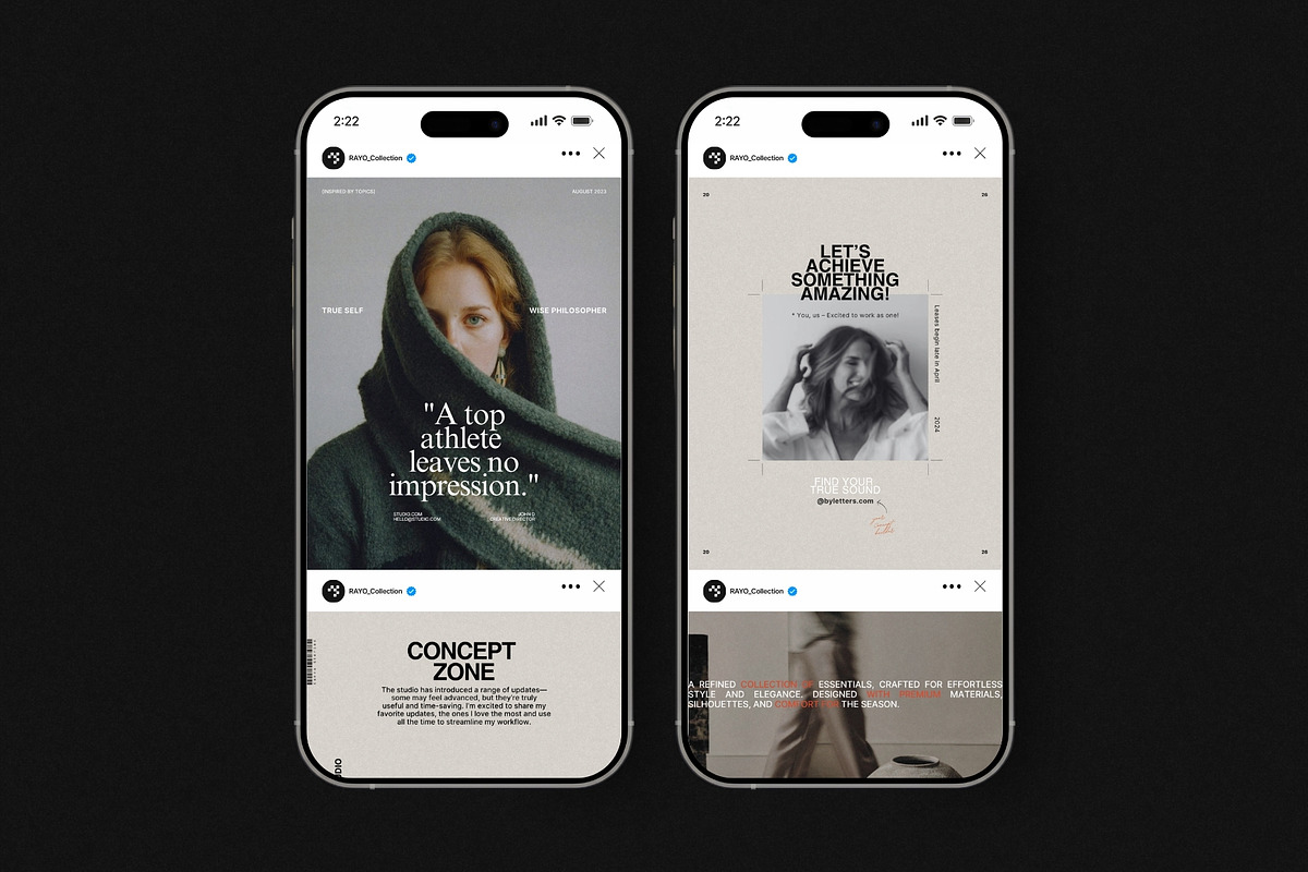 RAYO | Social Media Kit Bundle, a Social Media Template by Pixel Grid (Photo 3 of 10)