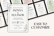 10 Wedding Invitation Templates, a Templates & Theme by TemplateCastleStore (Thumbnail 8 of 9)