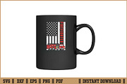 Firefighter American Flag Design SVG, an Illustration by Handy Arts Studio (Thumbnail 3 of 3)