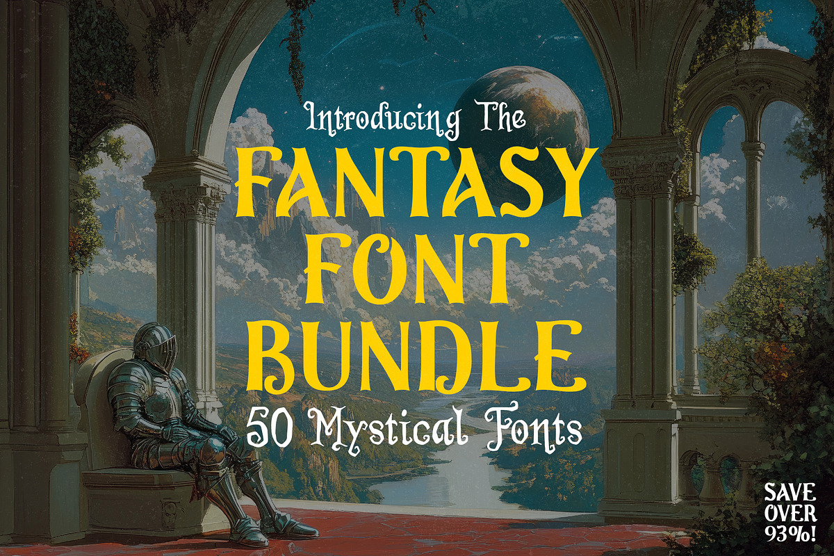 The Fantasy Font Bundle