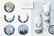 Winter Forest Mountain Gold, an Object Graphic by svetlanaARTdreams (Thumbnail 8 of 16)