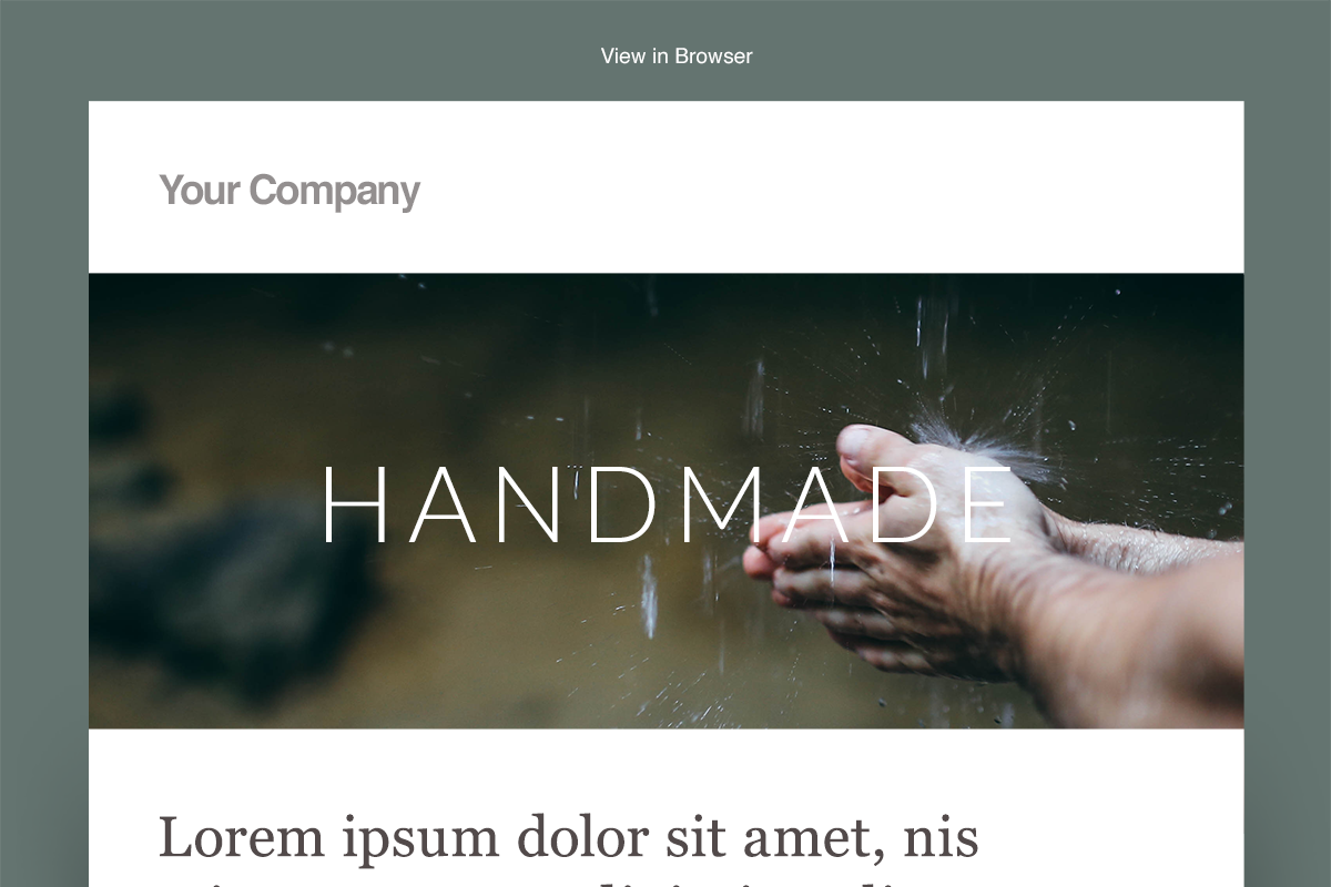 MailChimp HTML Email Template, an Email Template by Leanna Norwood Creative (Photo 2 of 2)