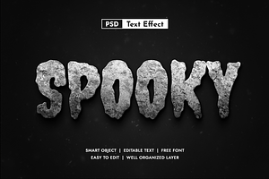 Set Of Horror Text Effect Vol 1