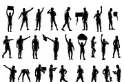 Soccer referee silhouette huge, a Sport Illustration by LogosDen (Thumbnail 3 of 3)
