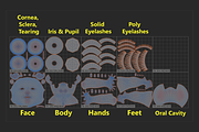 Stylized Female 01 A-Pose Base Mesh, a Characters & Person 3D Model by VK Studio (Thumbnail 27 of 27)