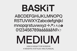 BASKiT Commerce Branding Font