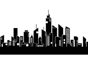 City Skyline Silhouette Bundle, an Illustration by jahid234 (Thumbnail 4 of 41)