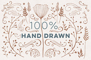 100+ Vector Leaves + Flourishes, a Decorative Illustration by Every Tuesday (Thumbnail 3 of 4)