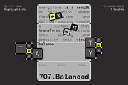 GC 707 Mono - Modern Monospace, a Sans Serif Font by Glyphonic (Thumbnail 11 of 16)