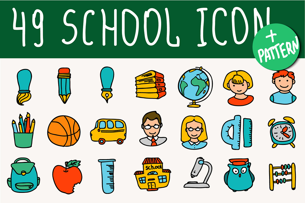 Shool doodle icon, an Icon by iriskana (Photo 1 of 5)