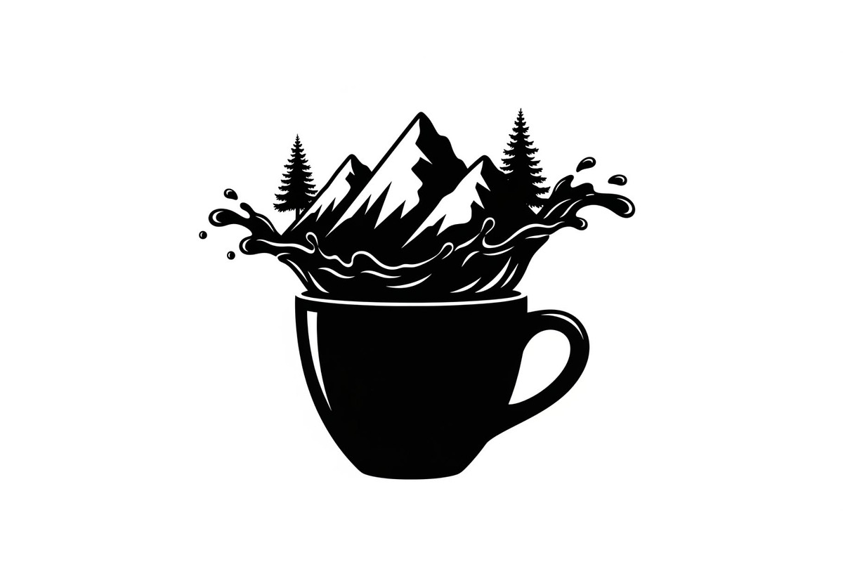 Mountain Coffee Cup Design Bundle, an Illustration by yasushie (Photo 19 of 31)