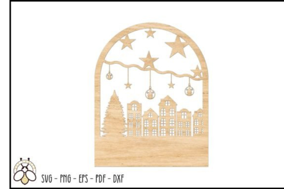 Laser Cut Christmas Cards, an Object Graphic by BeeCraftR (Photo 10 of 13)