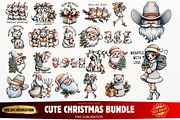 Cute Winter Christmas Clipart Bundle, an Illustration by Markicha Art (Thumbnail 1 of 9)