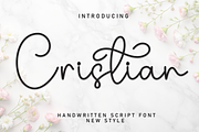 Cristian | Script Font, a Handwritten Font by Scratchones (Thumbnail 1 of 9)