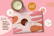 Boho logo design, Canva Branding Kit, a Branding & Logo Template by Kurly Creative (Thumbnail 9 of 12)