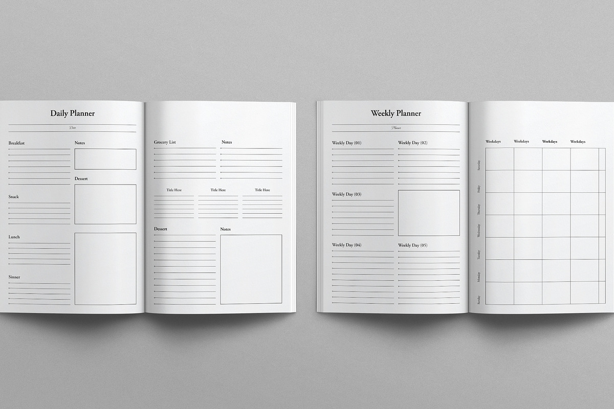 Digital Business Planner Template, a Brochure Template by E-Type (Photo 3 of 8)