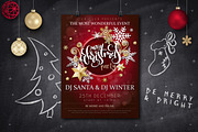 Fairy Christmas lettering posters, a Flyer Template by catary art (Thumbnail 2 of 3)