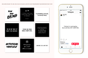 Girl Boss Social Media Quotes Pack, a Social Media Template by Bold Leap Creative (Thumbnail 3 of 3)